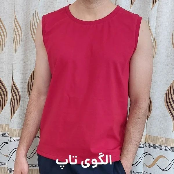 نمونه دوخت الگو خیاطی تاپ مردانه