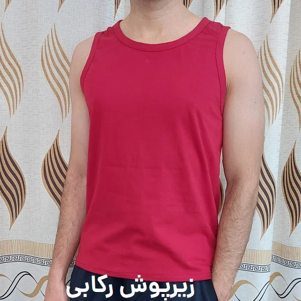 نمونه دوخت الگو خیاطی زیرپوش رکابی مردانه
